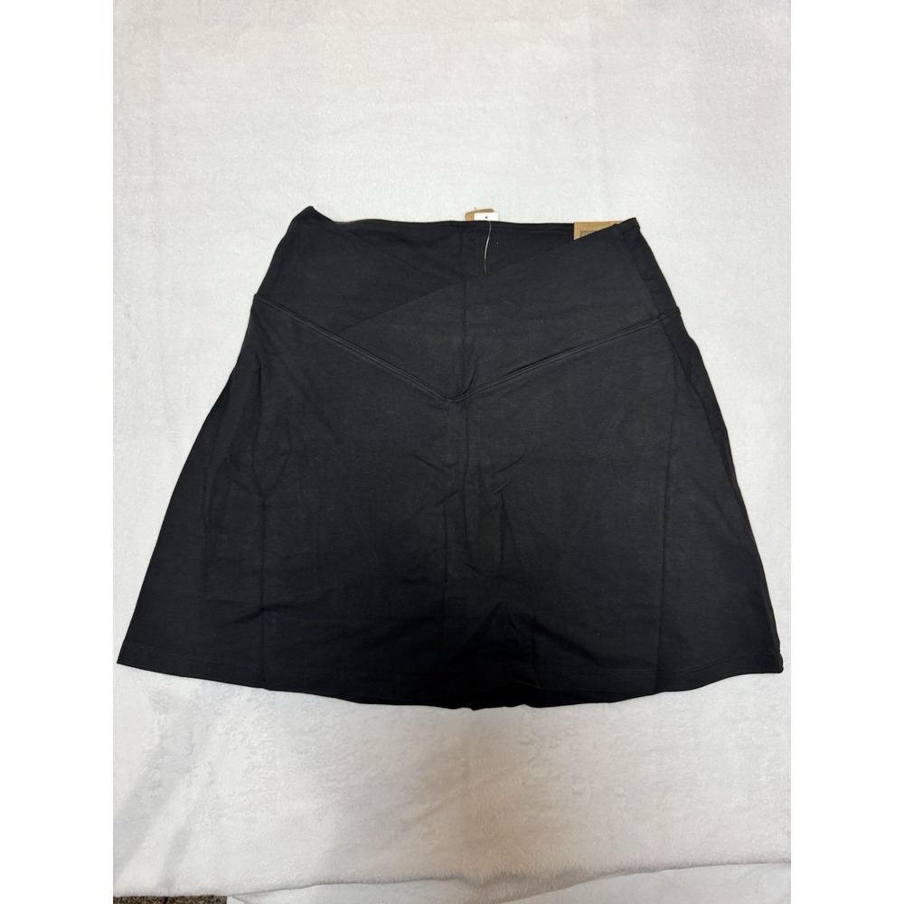 Pink Victoria's Secret Crossover V-Waist Athletic Skort Black Sz M NWT